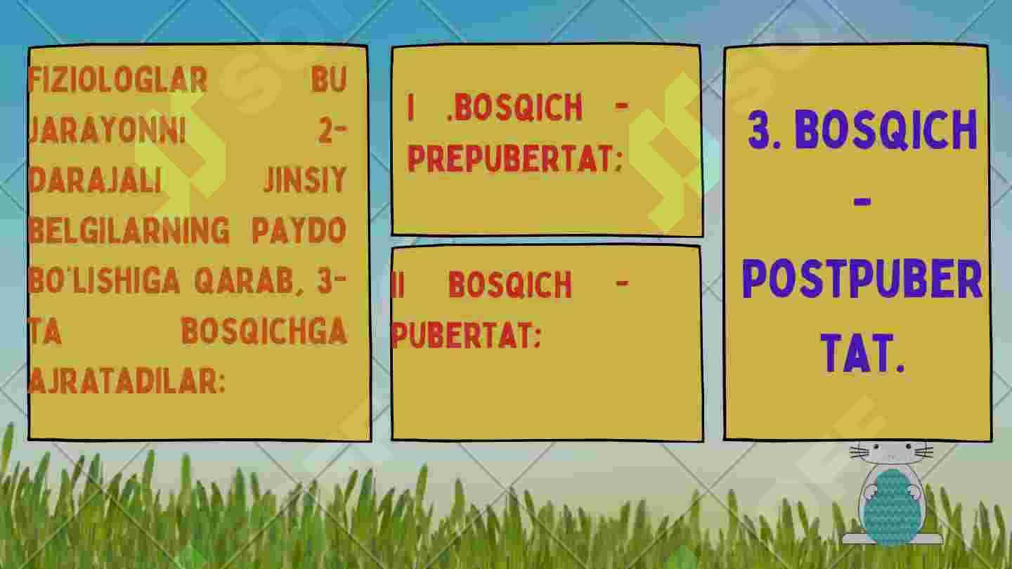 Ilk o‘spirinlik davri 5