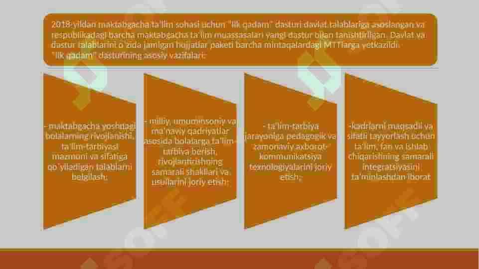 Maktabgacha yoshdagi bolalar rivojlanishida “Ilk qadam” dasturining ahamiyati 6