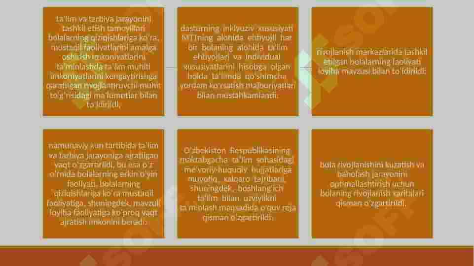 Maktabgacha yoshdagi bolalar rivojlanishida “Ilk qadam” dasturining ahamiyati 8