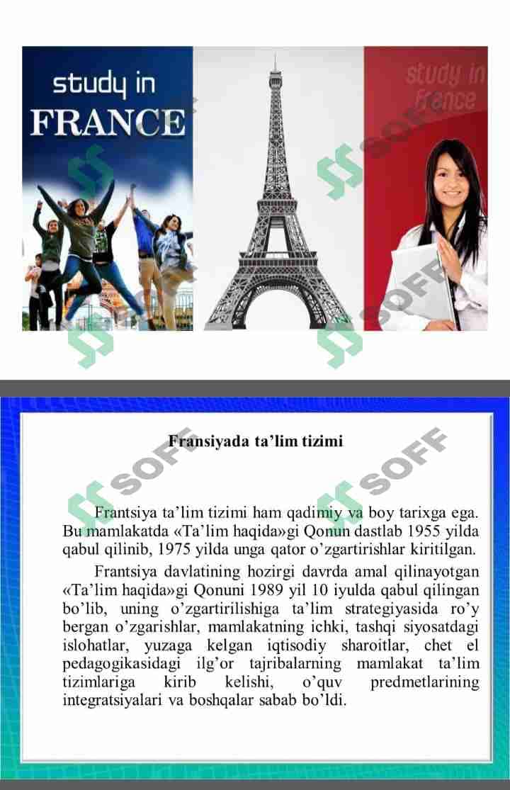 Fransiya ta'lim tizimi 2