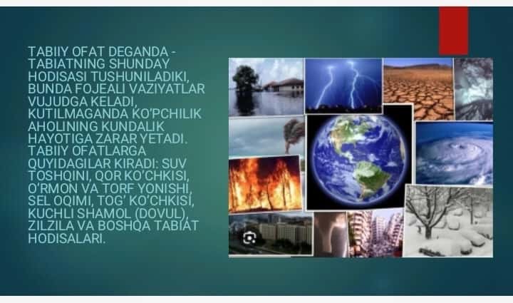 Favqulotda vaziyatlarning vujudga kelishi sabablari 2