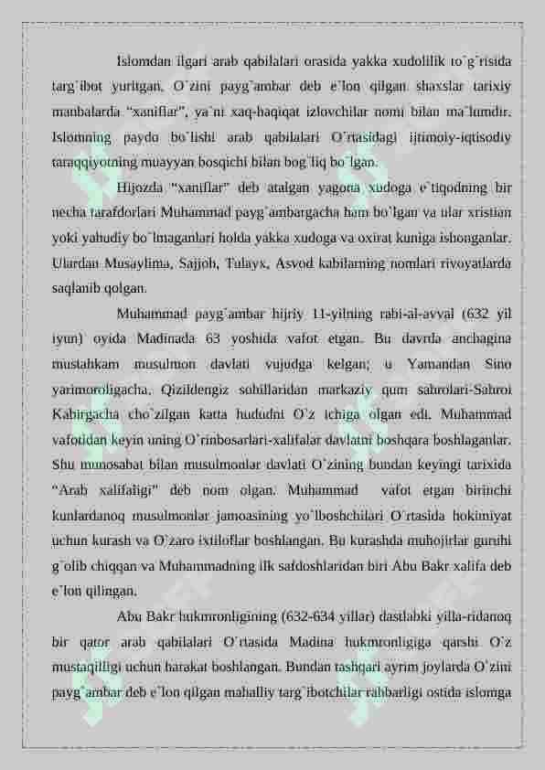 ISLOM DINI TA’LIMOTI 8
