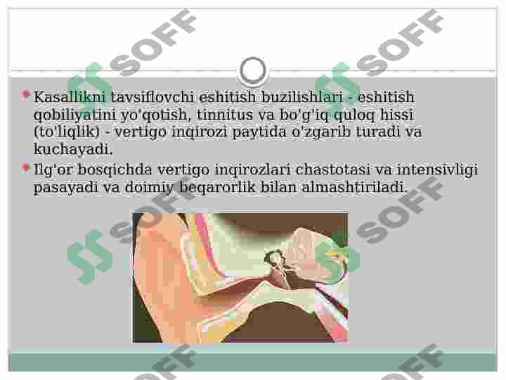 Ichki Quloq Kasalliklari: Meniere Sindromi Yoki Kasalligi 4