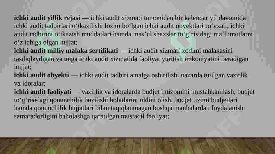 Ichki audit 5