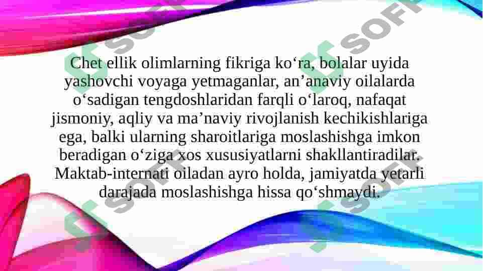 Ota-onalar qaramog'isiz qolgan yetim bolalar bilan olib boriladigan ijtimoiy-pedagogik faoliyat 6