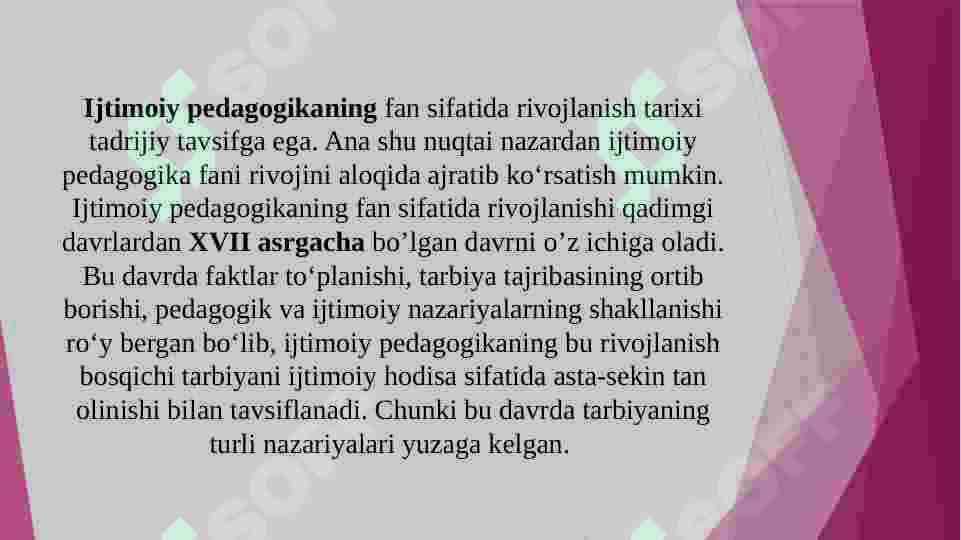 Xorijda ijtimoiy pedagogikaning rivojlanish tarixi 3