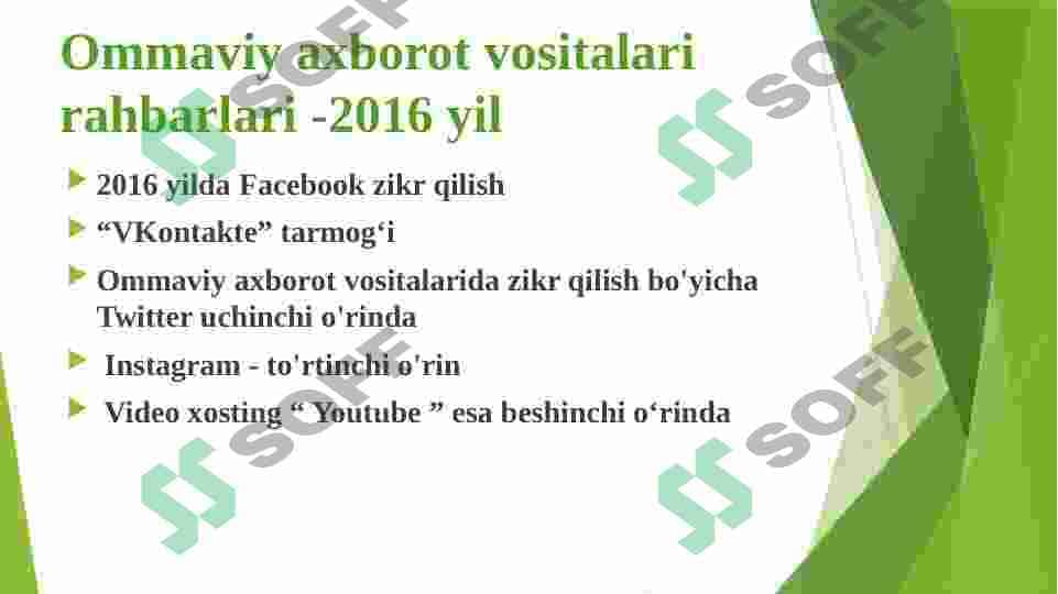 Ijtimoiy media shakllar 2