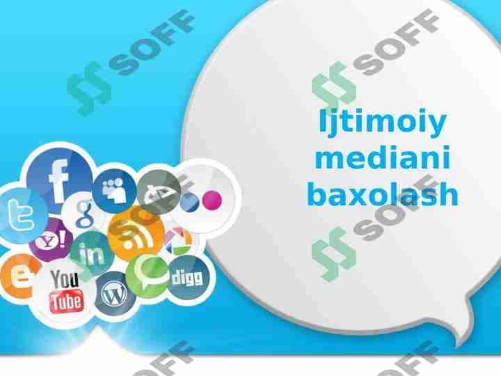 Ijtimoiy mediani baxolash 1