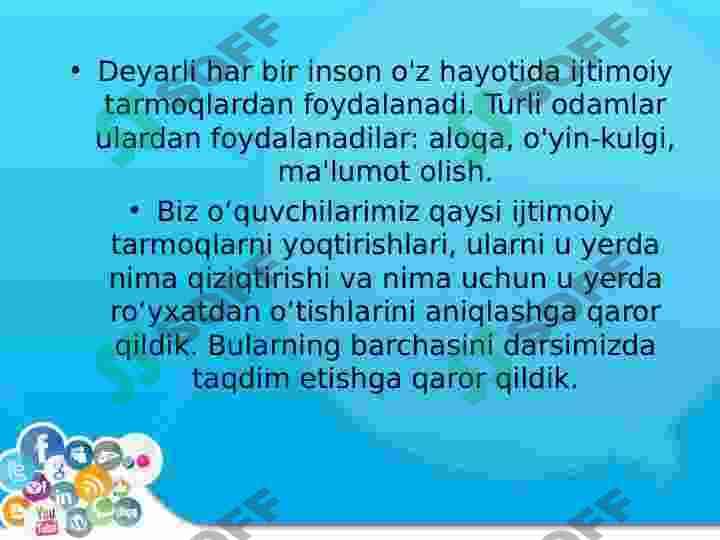 Ijtimoiy mediani baxolash 2