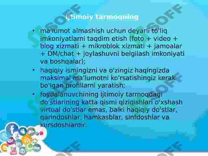Ijtimoiy mediani baxolash 5