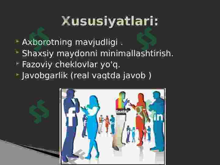 Ijtimoiy tarmoqlar 5