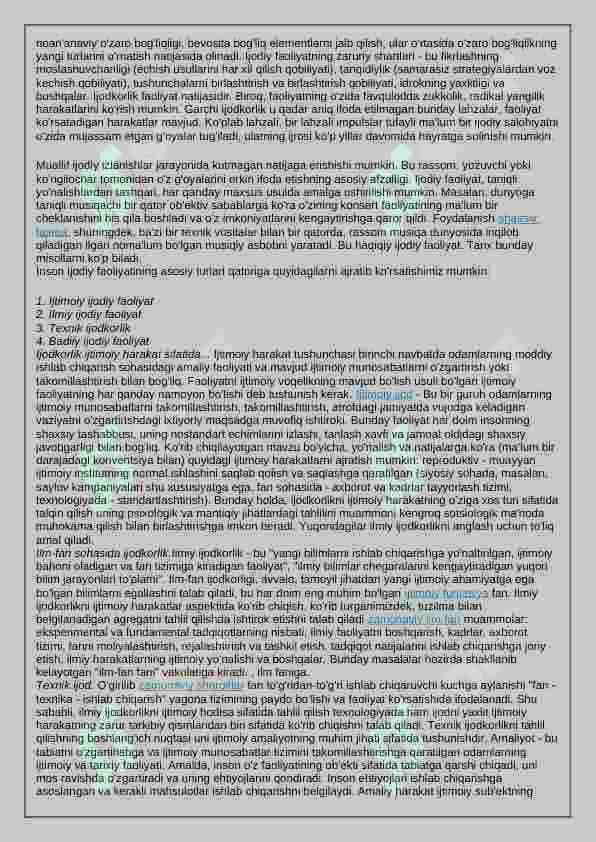 Ilmiy Ijod erkinligi 6