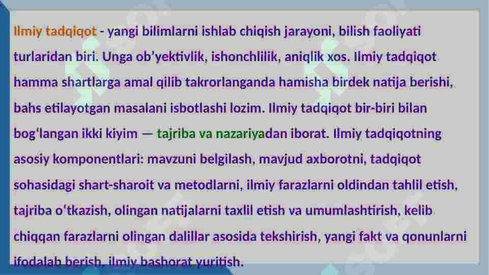 Ilmiy tadqiqot ishini  yozish va ilmiy maqola tayyorlash 4