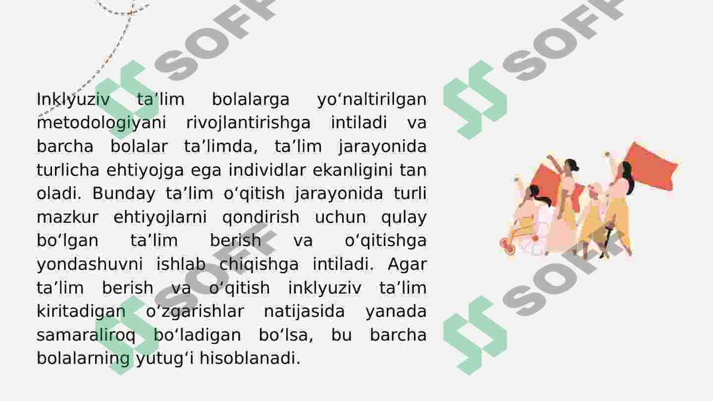 Imkoniyati cheklangan bolalarni inklyuziv ta’lim va tarbiyalash  konsepsiyasi. 4