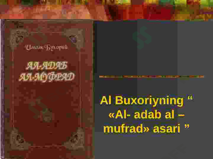 Imom Buxoriy 4