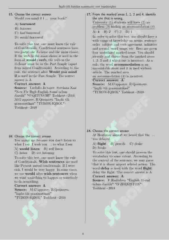 Ingiliz tili 4