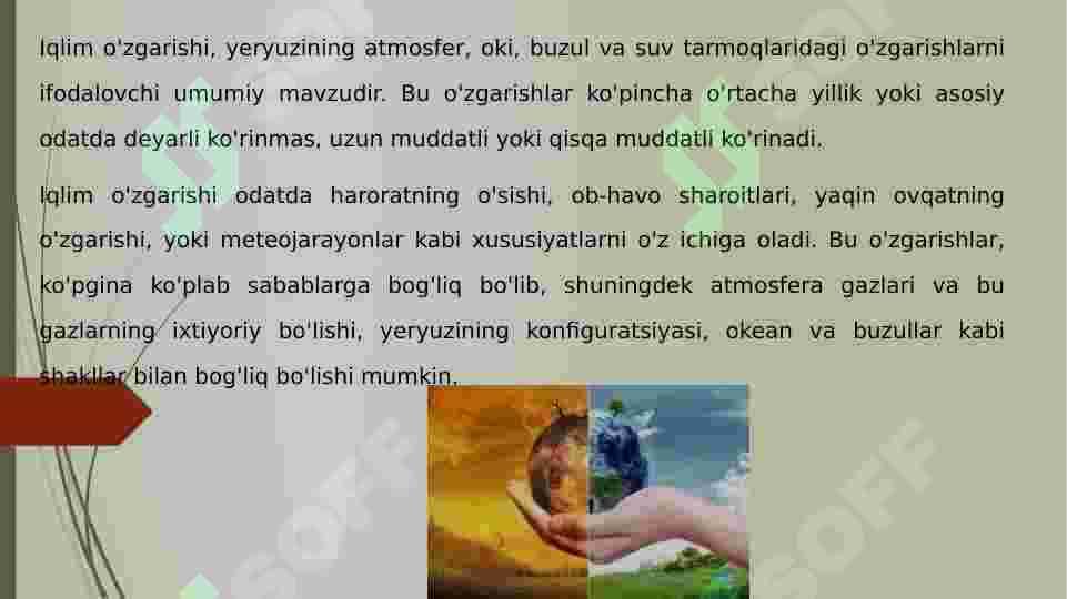 Iqlim o'zgarishi 4