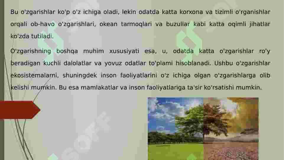 Iqlim o'zgarishi 5