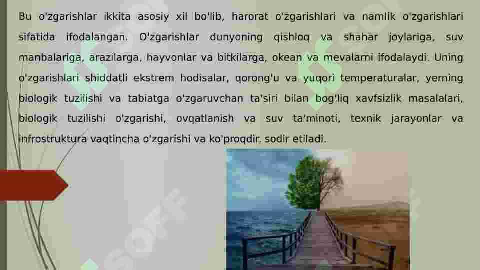 Iqlim o'zgarishi 8