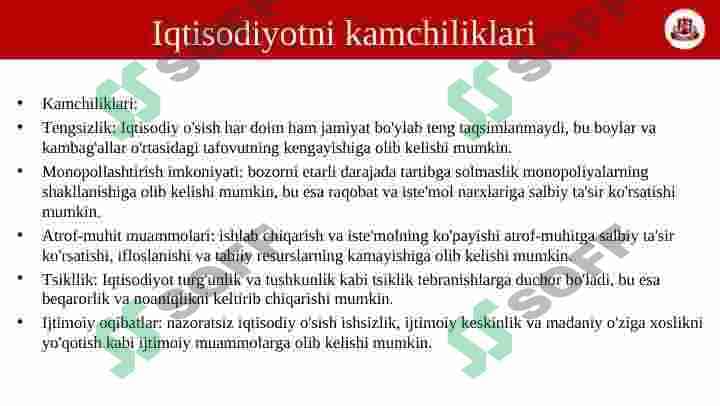 Devid Regardoning iqtisodiy g'oyalari 8