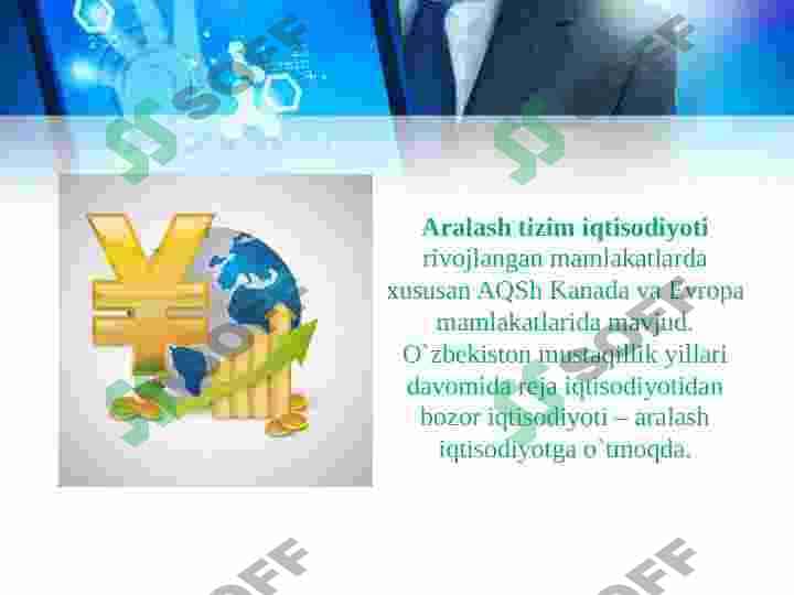Iqtisodiyotda amaliy dasturiy ta'minotning o’rni va ahamiyati 7