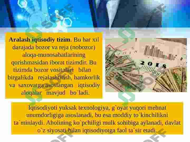 Iqtisodiyotda amaliy dasturiy ta'minotning o’rni va ahamiyati 8