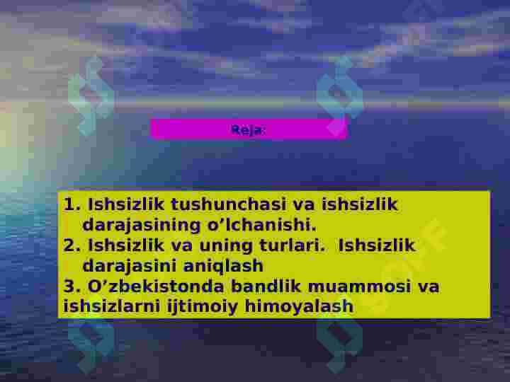 Ishsizlik sabablarini baholang 2