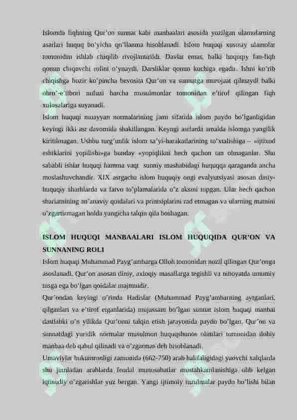 Islom huquqi 3