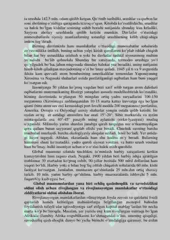 . GLOBALLASHUV VA BARQAROR TARAQQIYOT FALSAFASI. 3