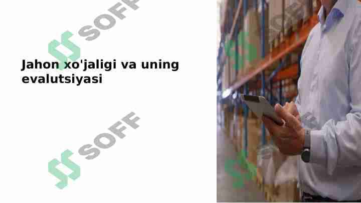 Jahon xo'jaligi