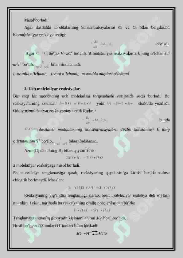 KIMYOVIY KINETIKA 7