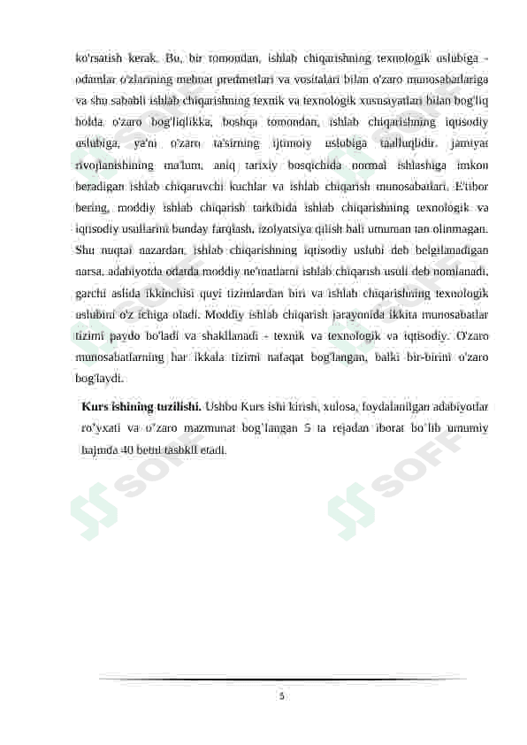 Ijtimoiy-iqtisodiyotning jamiyat hayotidagi o'rni 5
