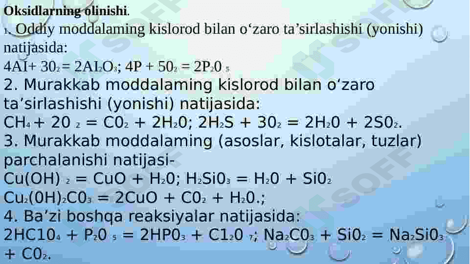 anorganik birikmalarning eng muhim sinflarini o'qitish metodikasi 5