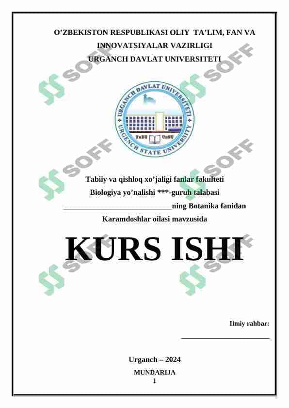 KARAMDOSHLAR OILASI 1