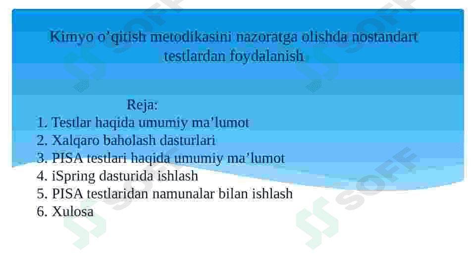 kimyo o'qitish metodikasini nazoratga olishda nostandart testlardan foydalanish 3