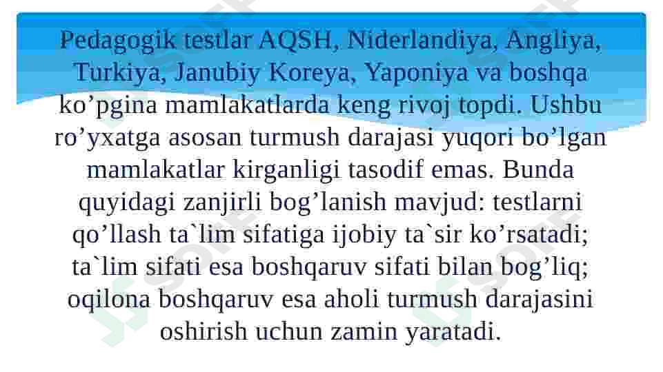 kimyo o'qitish metodikasini nazoratga olishda nostandart testlardan foydalanish 7