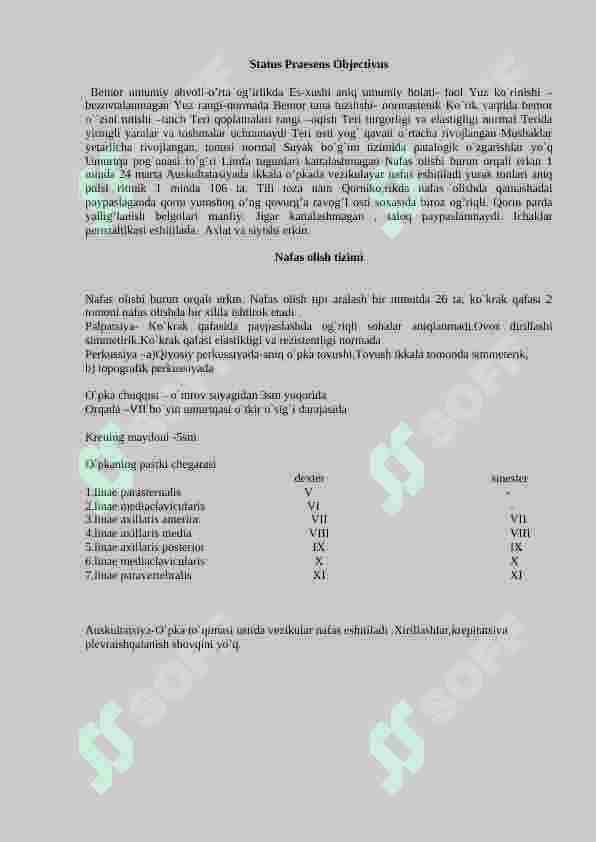 Kasallik tarixi 2