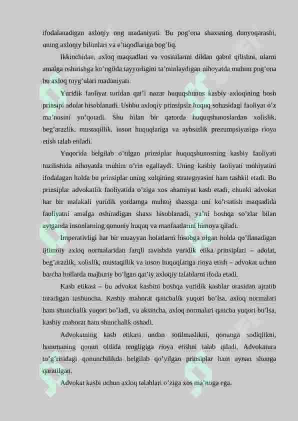 Kasb Etikasi 3