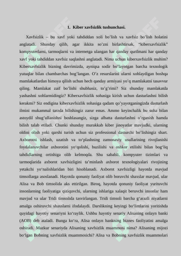Keberxavfsizlik 3