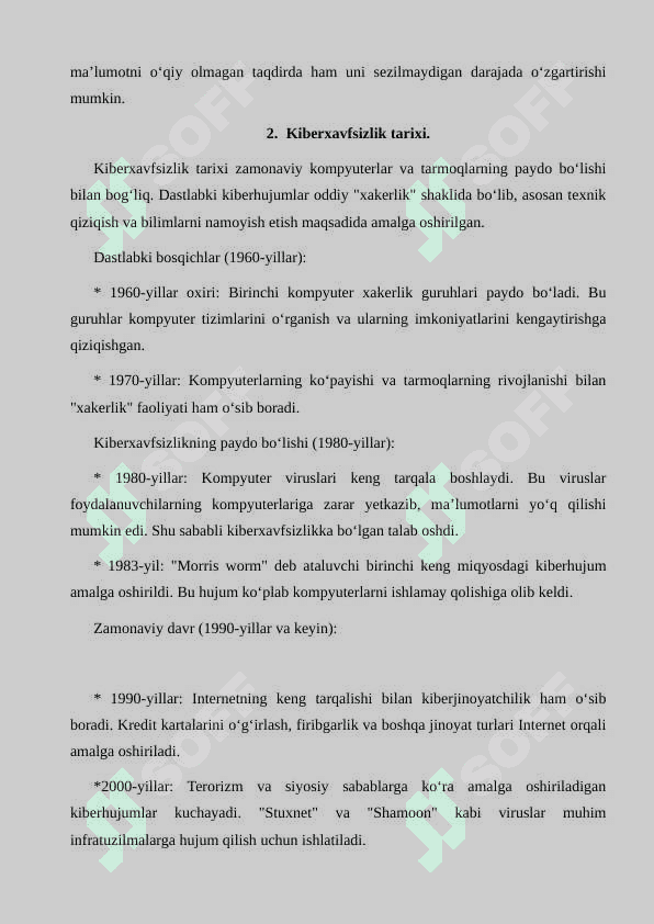 Keberxavfsizlik 6