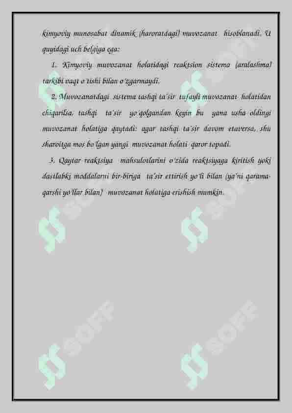 Kimyoviy muvozanat 4