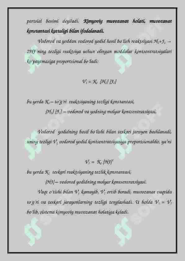 Kimyoviy muvozanat 6