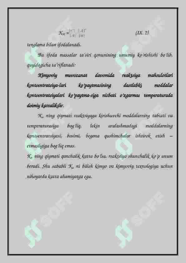 Kimyoviy muvozanat 8