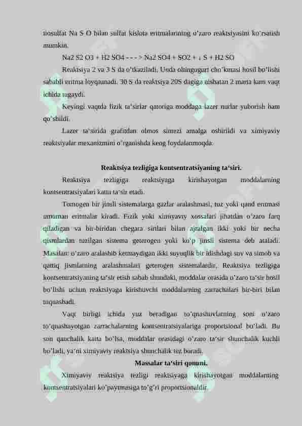 Kimyoviy reaktsiyalar 3