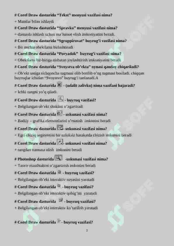 Kompyuter grafikasi 2