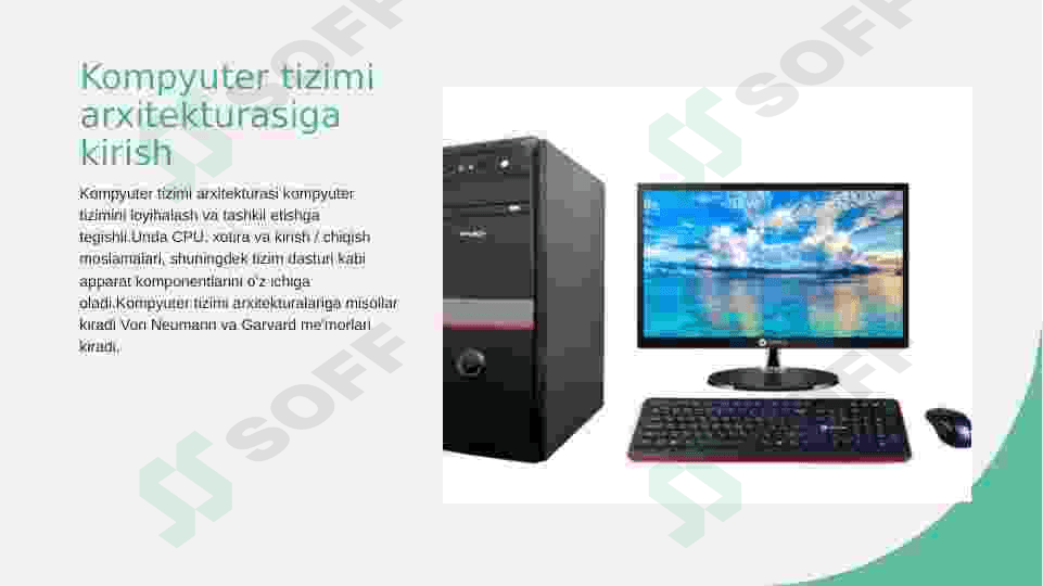 Kompyuter tizimi arxitekturasi - Tadqimot 3