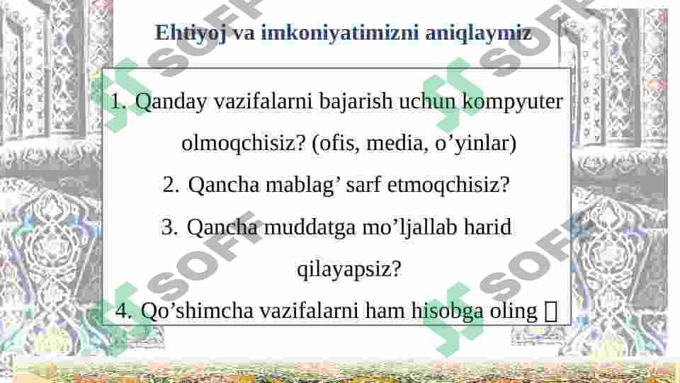 Kompyuter sotib olish haqida 4