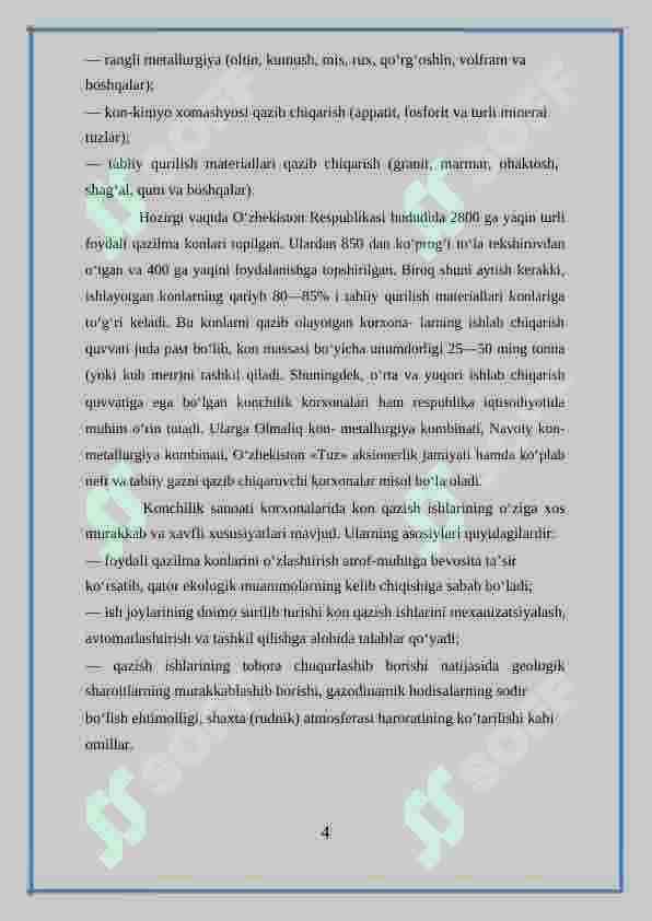 Konchilik usuli 4