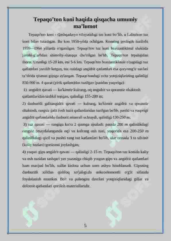 Konchilik usuli 5