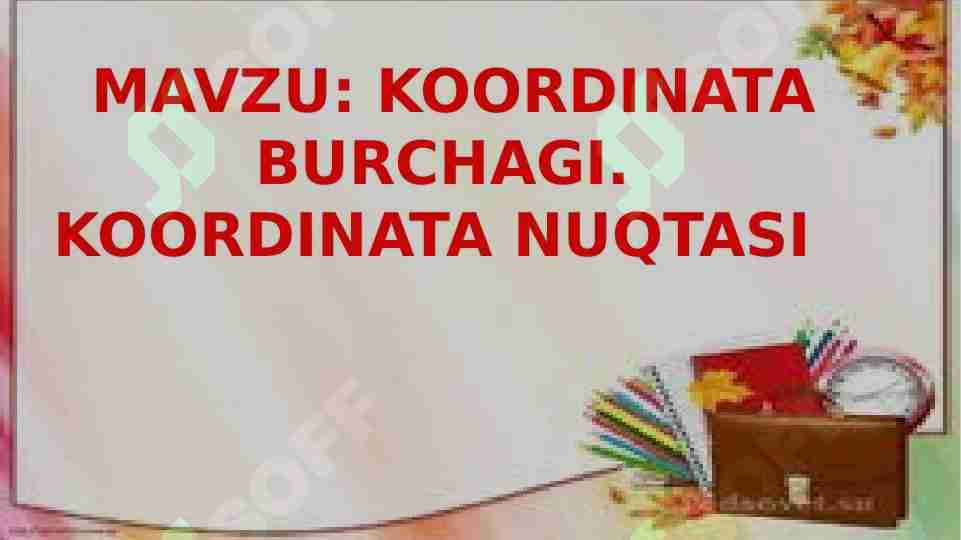 Koordinata